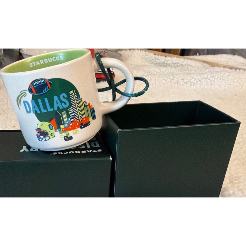 Starbucks Discovery Series Dallas 2oz Espresso Mug Ornament 2024 New In Box